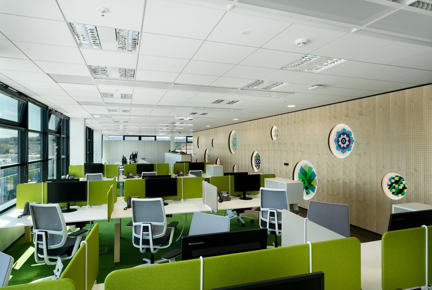 IBM v Brně láká mladé talenty na nové kanceláře. Inspirací byl kmen stromu